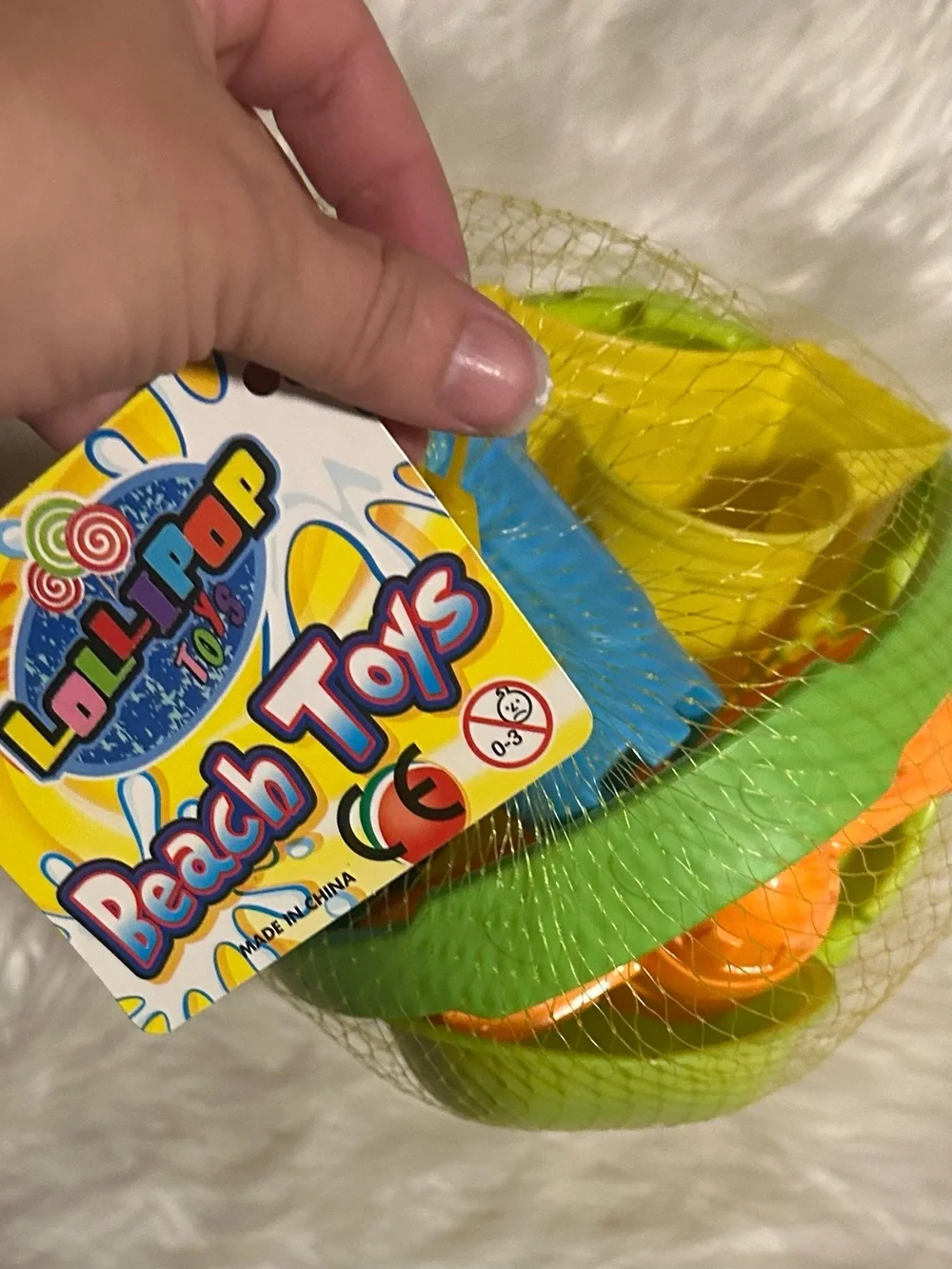 Kids Beach Play Set - Green, Yellow, Blue, Orange